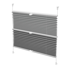 GARDINIA Pliszé Két Vászonnal - Éjjel-Nappal Thermo Szürke 57,0x150 lakástextília