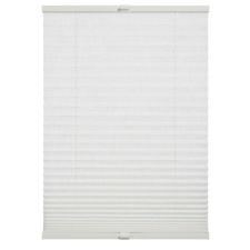  GARDINIA Pliszé Marla fehér, Csíkos Vászonnal,120x130 cm lakástextília