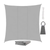  Gardlov Napellenző 3,6 x 3,6m, UV védelem, szürke 00023164