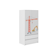  Gardróbszekrény B9  2 ajtós - 2  fiókos járgányok bútor