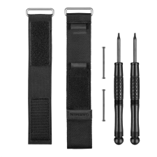 Garmin Epix óraszíj szövet pánt fekete okosóra kellék