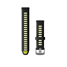 Garmin Forerunner 265S óraszíj 18mm fekete-sárga (Quick Release) okosóra kellék