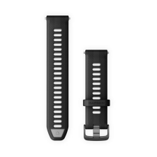 Garmin Forerunner 965 óraszíj 22mm fekete-szürke (QuickFit) okosóra kellék
