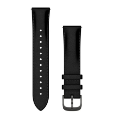 Garmin Óraszíj 20 mm fekete bőr (Quick Release) okosóra kellék