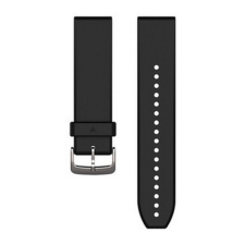 Garmin Óraszíj Fenix 5 Fekete , Ezüst Csattal, Quickfit 22 mm okosóra kellék