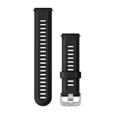 Garmin óraszíj Forerunner 955 fekete, ezüst csattal (010-11251-3U) okosóra kellék