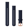 Garmin Óraszíj vivomove 3S Navy kék szilikon Rose Gold csattal (QR 18 mm)