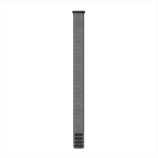 Garmin Ultrafit nejlon óraszíj 22mm szürke (010-13306-11) okosóra kellék