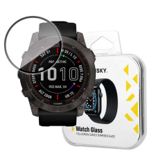 Garmin Wozinsky Watch Glass hibrid üveg Garmin Fenix 7X fekete okosóra kellék