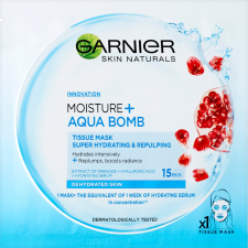  Garnier arcmaszk Aqua Bomb - gránátalma (kék) 32g arcpakolás, arcmaszk