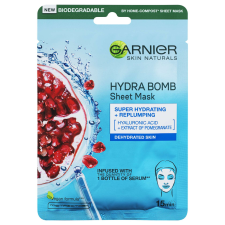 Garnier Skin Naturals textil Arcmaszk Hydra Bomb 28g arcpakolás, arcmaszk