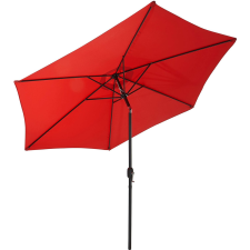 Gartenfreude napernyő 270 cm átmérő piros hajtókaros mechanizmussal kerti bútor
