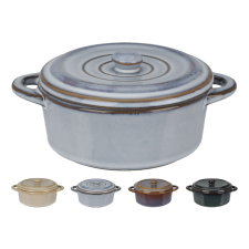 Gastro Fazék fedővel, különböző színekben, magasság: 95 mm, átmérő: 130 mm edény