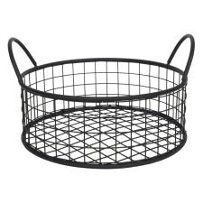 Gastro Fém kosár, fekete, magasság: 121 mm, átmérő: 200 mm konyhai eszköz