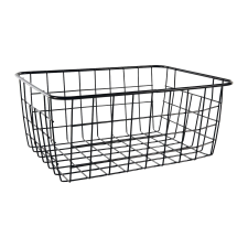 Gastro Fém kosár, fekete, magasság: 80 mm, hossz: 240 mm, szélesség: 180 mm konyhai eszköz