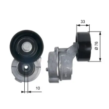 Gates Szíjfeszítő, hosszbordás szíj T39134 autóalkatrész