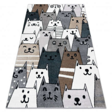 Gatti Szőnyeg FUN Gatti gyerekeknek, macskák, állatok színes 120x170 cm lakástextília