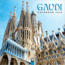  Gaudí Wall Calendar 2024 (Art Calendar) naptár, kalendárium