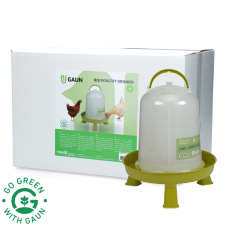 Gaun Baromfi itató 8 l Bio zöld citrom lábakkal haszonállat felszerelés