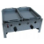 Gáz-Grill Kétégős asztali kombi készülék, 2 db pecsenyesütő serpenyővel, PB-gáz üzemű (BGT-2 P2)