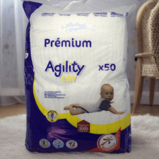 Gazdaságos pelenka Prémium Agility dry gazdaságos nadrágpelenka 4-9 kg - Midi (50 db) pelenka