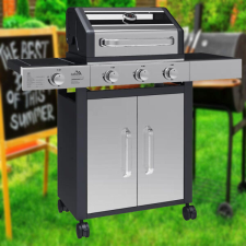  Gázgrill ABLAK 3+1 mobil 99BB012 grillsütő