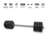 Gazo Fitness GazoFitness® Egyenes Rudas Súlyzó 45Kg /150 cm hosszú rúddal/