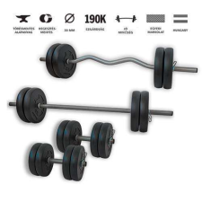 GazoFitness® Hardcore Szuperszett 66 Kg ( Magyar Termék) kézisúlyzó