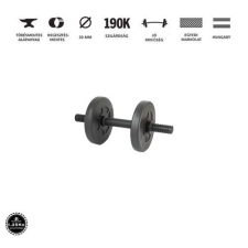 GazoFitness kézi súlyzó 1×3,5kg (össz: 3,5kg) menetes súlyzórúddal kézisúlyzó