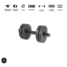 GazoFitness kézi súlyzó 1x6kg (össz: 6kg) menetes súlyzórúddal kézisúlyzó
