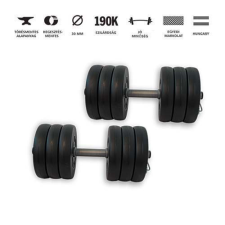 GazoFitness kézi súlyzó 2×33 Kg (66Kg) kézisúlyzó