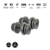  GazoFitness kézi súlyzó 2 x 21,5kg (össz: 43kg) menetes súlyzórúddal