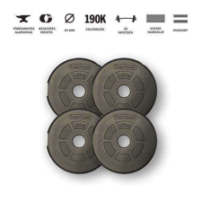 GazoFitness® Súlytárcsa 4 x 1,25 Kg (5 Kg) súlytárcsa