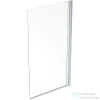 Geberit GEO 80x150 cm-es kádparaván Reflex vízlepergető réteggel,ezüst/átlátszó 560.118.00.2