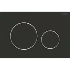 Geberit Nyomólap beépíthető wc-hez matt fekete/fényes króm/matt fekete, Geberit Sigma20 szaniter