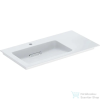 Geberit ONE 90x48 cm-es mosdó bal oldali csaplyukkal,túlfolyó nélkül,fényes fehér takarólappal,KeraTect mázzal,fehér 505.007.00.1