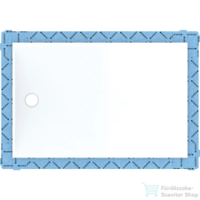 Geberit SETAPLANO 170x90x4,5 cm-es zuhanytálca,matt fehér 154.278.11.1 kád, zuhanykabin
