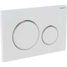  Geberit Sigma20 WC Öblítőlap - Matt Fehér - 2 Öblítési Mód szaniter