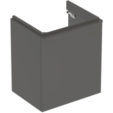 Geberit Smyle Square szekrény 53.6x43.3x61.7 cm Függesztett, mosdó alatti fekete 500.366.JK.1 fürdőszoba bútor