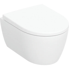 Geberit WC csésze mély öblítésű, fali, rövidített Rimfree, ülőkével, Geberit iCon szaniter