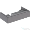 Geberit XENO² 88x46,2x22 cm-es 1 fiókos alsószekrény LED világítással,faerezetes szürke 500.513.43.1
