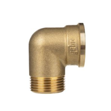 Gebo Gold 3/4" KB könyök, sárgaréz hűtés, fűtés szerelvény