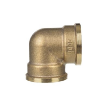 Gebo Gold 3/8" BB könyök, sárgaréz hűtés, fűtés szerelvény