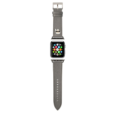 Gegeszoft Karl Lagerfeld Karl Head Apple Watch 42/44mm óraszíj ezüst (KLAWLOKHG) okosóra kellék