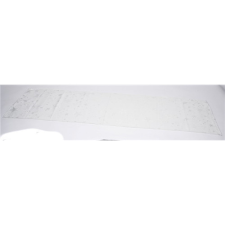 Geh.22305231 Asztali futó 40x150cm, fehér, ezüst csillagos, polyester lakástextília