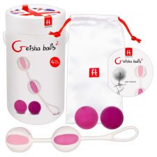 Geisha Balls 2 - variálható gésagolyó szett (pink-fehér) kéjgolyó
