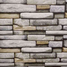 Gekkofix 3D kőfal öntapadós tapéta 45cmx2m tapéta, díszléc és más dekoráció