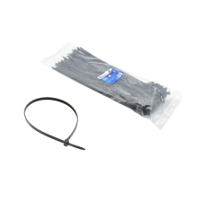 Geko Fekete nylon nyakkendők - 350x7,6mm UV 50 db, GEKO G17122 villanyszerelés