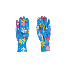 Geko G73507 női latex bevonatú kerti kesztyű, 6-os méret védőkesztyű