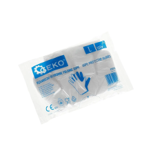 Geko HDPE átlátszó védőkesztyű, 100 db / szett, Geko G75210 védőkesztyű
